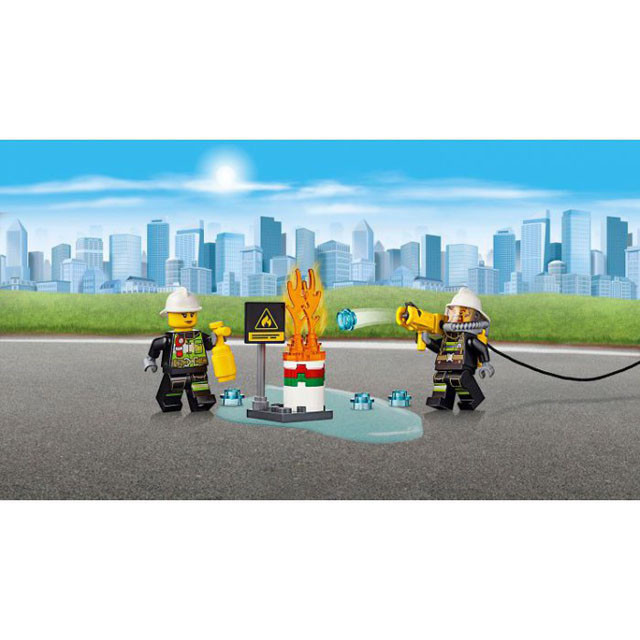 Конструктор Bela Cities 10828 Пожарный автомобиль с лестницей (аналог Lego City 60107) 225 деталей - фото 9 - id-p83606123