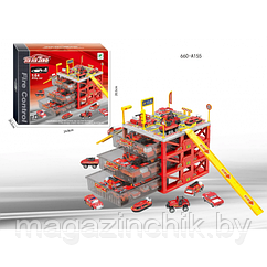 Игровой набор "Паркинг" 660-A155, 4 этажа, 6 машинок