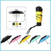 Зонт Mini Pocket Umbrella в капсуле (карманный зонт). Уценка Желтый
