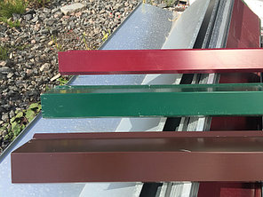 Планка торцевая (ветровая) для ондулина (цвет в ассортименте), фото 2