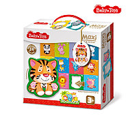 Пазлы MAXI "Зоопарк" 24 эл BABY TOYS (поле 61х47см)