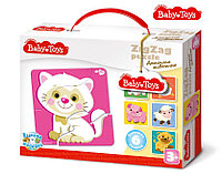 Пазлы макси ЗИГЗАГ "Домашние животные" BABY TOYS (18 эл)