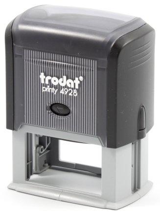 Автоматическая оснастка Trodat 4928 для клише штампа 60*33 мм, корпус черный - фото 1 - id-p5094564