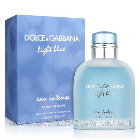 Dolce Gabbana Light Blue Eau Intense Pour Homme