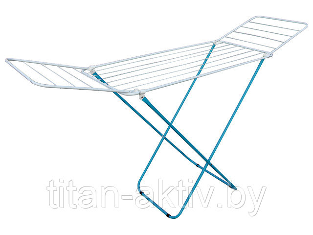 Сушилка для белья напольная, 16м, серия Maria, бело-голубая, PERFECTO LINEA (Сушильное полотно - 16 - фото 2 - id-p83499731