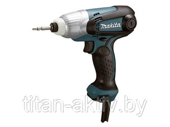 Шуруповерт ударный MAKITA TD 0100 в кор. (230 Вт, патрон внутр. шестигр. 1/4"", 100 Нм,)