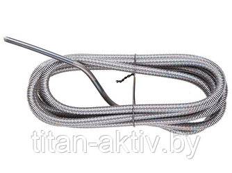 Трос сантехнический пружинный ф 6 мм длина 2 м ЭКОНОМ (Канализационный трос используется для прочист