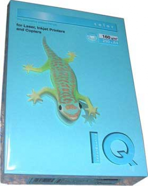 Бумага IQ COLOR, светло-синий, 80 г/м2, А4, 500л. - фото 2 - id-p1761016