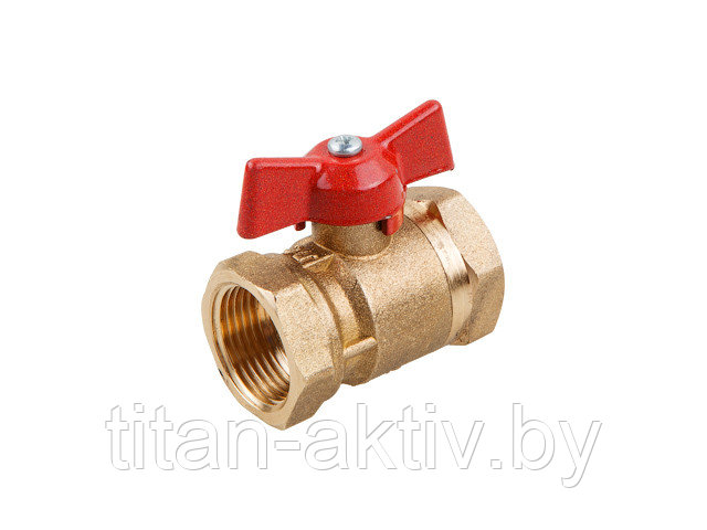 Кран шаровый 3/4"" стандарт вн.-вн. бабочка PN1,6 МПа, 11Б27п7, Цветлит