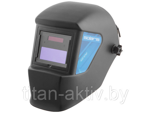Щиток сварщика  с самозатемняющимся светофильтром Solaris ASF375F (1/1/1/2, 92х36 мм, DIN 3/11 (фикс