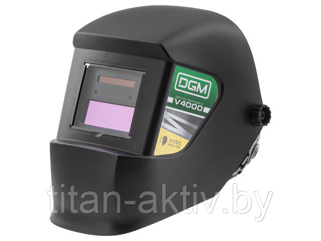 Щиток сварщика  с самозатемняющимся светофильтром DGM V4000 (1/1/2/2, 91х35мм, DIN 3/11)