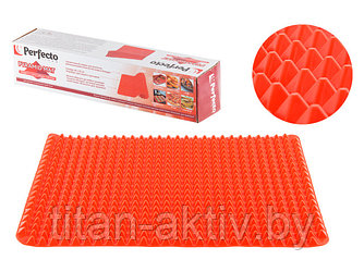 Коврик для выпечки и жарки силиконовый Pyramid Mat (Пирамид Мэт), 40 x 29 см, красный, PERFECTO LINE