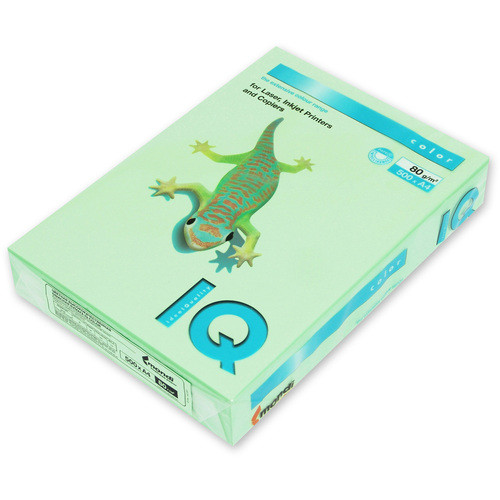 Бумага IQ COLOR, зеленый, 80 г/м2, А4, 500л. - фото 5 - id-p1971878