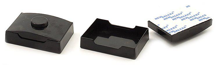 Оснастка пластиковая для штампов карманная для клише штампа 60*40 мм, марка К6040-08(60*40), корпус черный