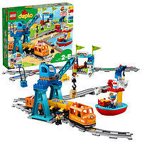 Конструктор Лего 10875 Грузовой поезд Lego Duplo, фото 1