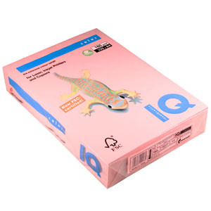Бумага IQ COLOR, розовый, 160 г/м2, А3, 250л.