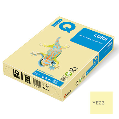 Бумага  IQ COLOR, желтый, 80 г/м2, А4, 500л.