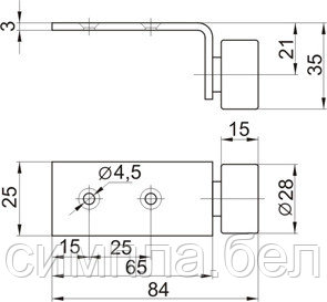 Опора колёсная №497 - фото 2 - id-p4019279