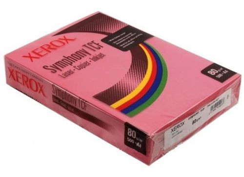 Бумага цветная Xerox Symphony TCF темно-розовая А4, 80г/м2, 500л.