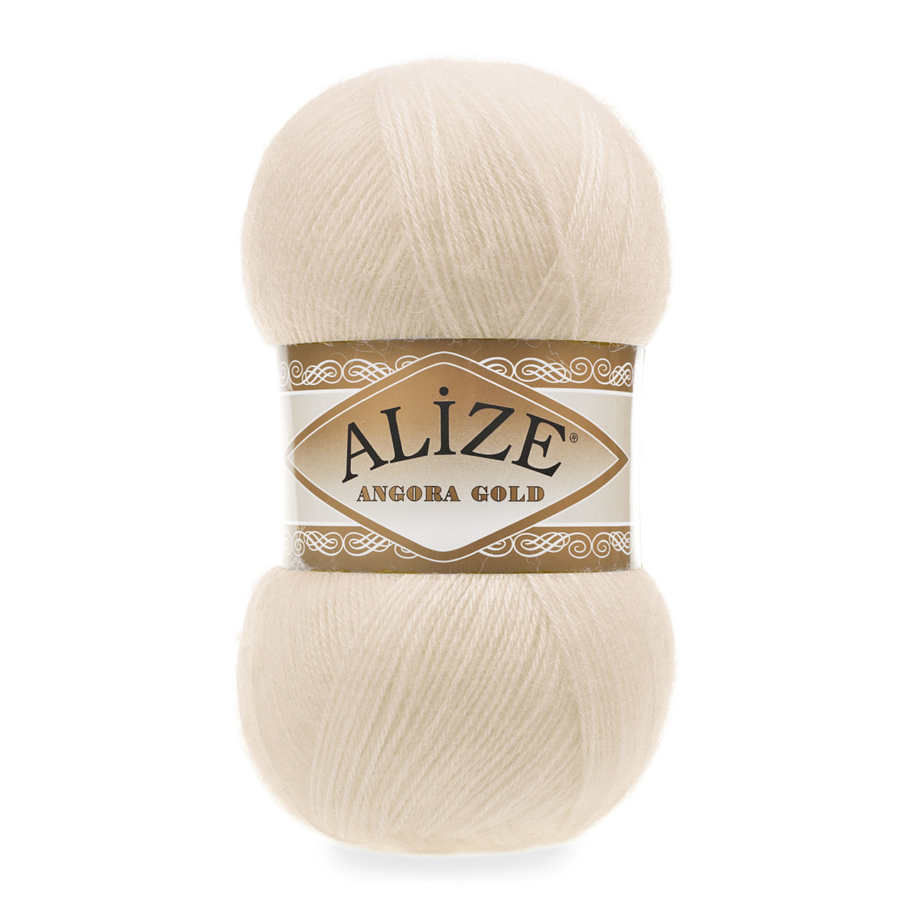 Пряжа Alize Angora Gold цвет 67 молочно-бежевый