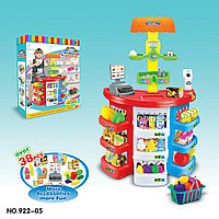 Игровой набор "Супермаркет", с весами и сканером,38 эл., арт.922-05