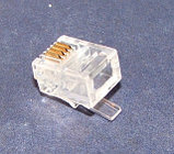Коннектор джек 6Р4С (для телефонной линии) RJ14, фото 2