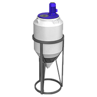 Емкость ФМ 120 литров в обрешетке с турбинной мешалкой ЭКОПРОМ