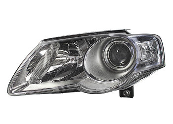 ПЕРЕДНЯЯ ФАРА для VOLKSWAGEN PASSAT B6 03.2005-07.2010  (ЛЕВАЯ) ХРОМ, DEPO