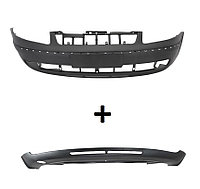 БАМПЕР ПЕРЕДНИЙ (ГРУНТОВАННЫЙ) + СПОЙЛЕР для VOLKSWAGEN PASSAT B5 08.1996-11.2000