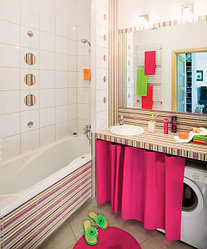 Аксессуары в ванную комнату:  яркие детали для необычного интерьера