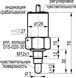 Емкостный датчик CSN E47S8-31P-12-LZ - фото 2 - id-p4067666