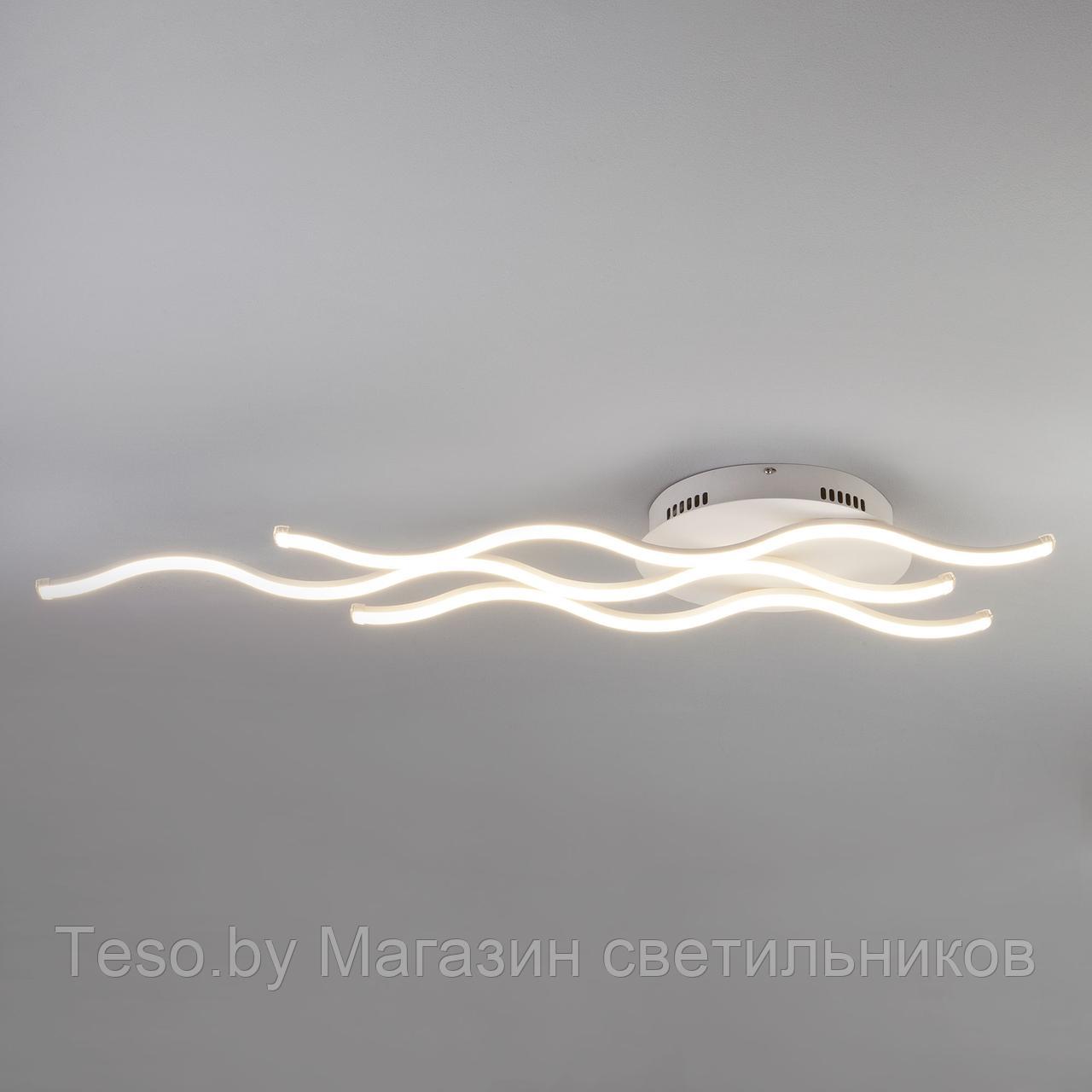 Светодиодный потолочный светильник 90090/3 белый, фото 1
