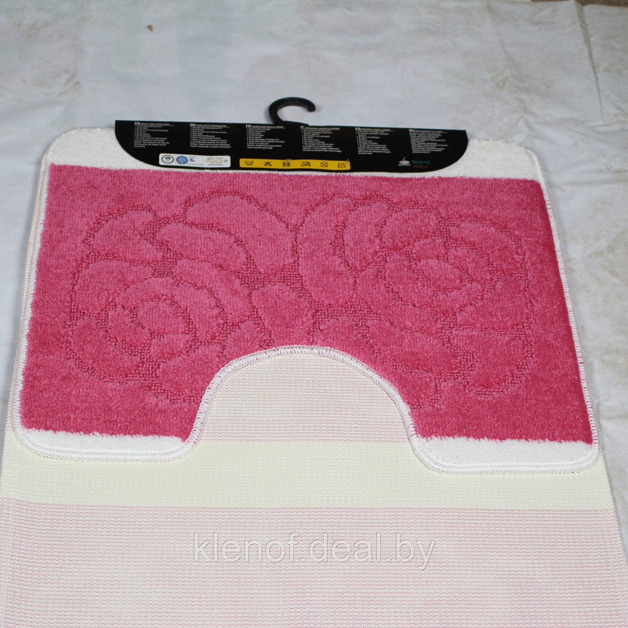 Комплект ковриков для ванной и туалета EUROBANO SYSTYLE 50*80+50*40 Anna Maria - фото 2 - id-p79323706