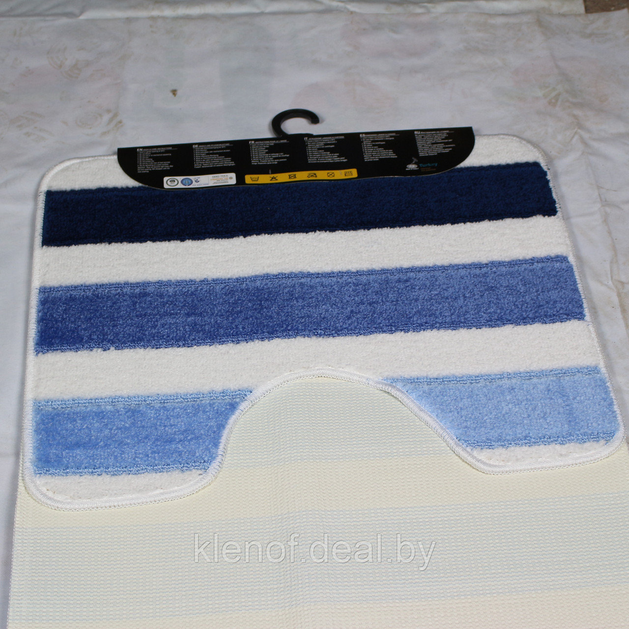 Комплект ковриков для ванной и туалета EUROBANO SYSTYLE 50*80+50*40 Flontane - фото 2 - id-p79323709
