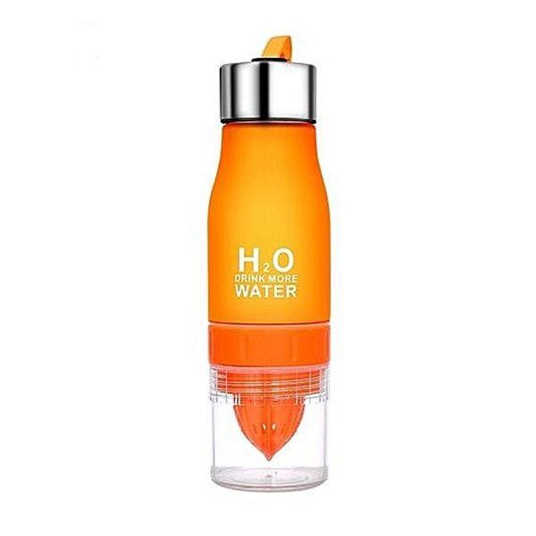 Бутылка для воды «H2O Drink More Water» оранжевая - фото 3 - id-p84005005