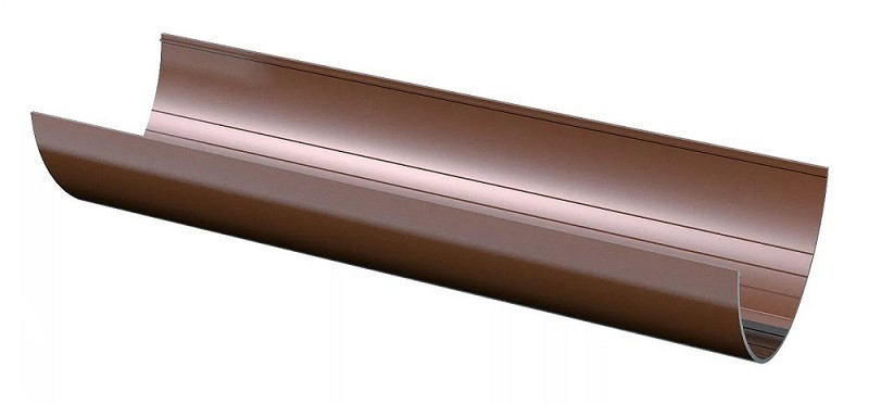 Водосточный желоб ПВХ коричневый ( L=3м) - фото 1 - id-p84008741