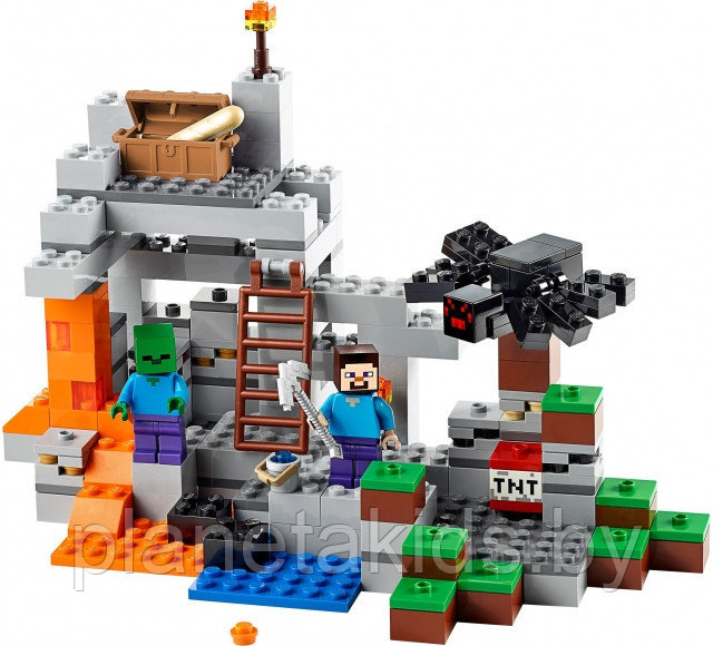 Конструктор Bela 10174 "Пещера" (аналог Lego Майнкрафт, Minecraft 79043), 251 дет - фото 2 - id-p84009836