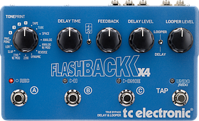 Педаль эффектов TC ELECTRONIC FLASHBACK 2 X4 DELAY