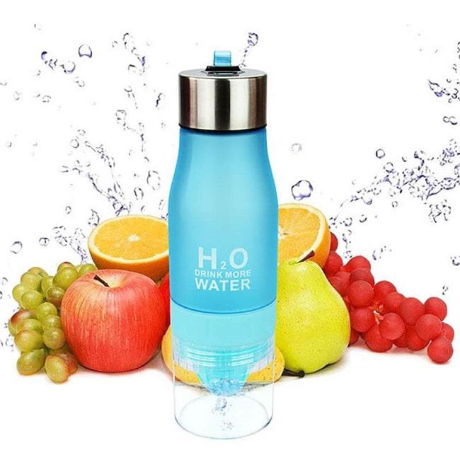 Бутылка для воды «H2O Drink More Water» бирюзовая - фото 1 - id-p84005007