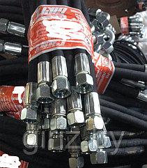 Рукава высокого давления РВД 938-3506060-Б  тормозные шланги МАЗ L=700 шланг подключения передних тормозных