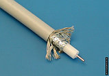 Кабель коаксиальный RG-6U, 75Ом, Cu/Al/Cu, 48%, 100м, INDOOR, белый, фото 2
