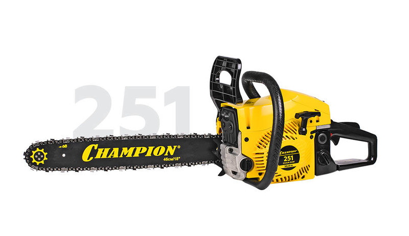 Бензопила CHAMPION 251-18" - фото 3 - id-p84121959