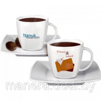 Чашка с блюдцем MAXIM CAFE SET (СМ) 0937 - фото 2 - id-p3140129