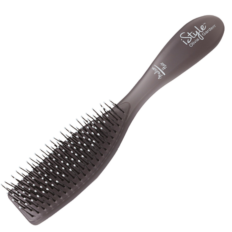 Щетка массажная для волос Olivia Garden iStyle Medium Hair BR-IS1PC-0MEDI темная