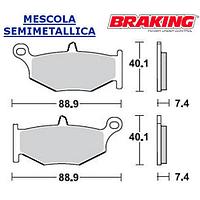 Колодки тормозные 924SM1 Braking (Италия)