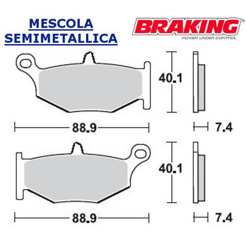 Колодки тормозные 924SM1 Braking (Италия) - фото 1 - id-p67635853