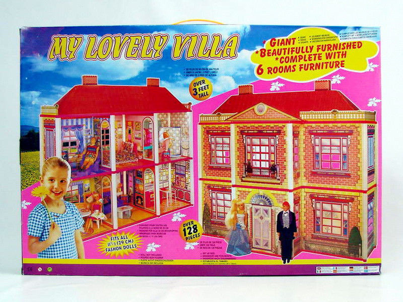 Домик для кукол типа Барби My Lovely Villa 6 комнат 6983 ( рост кукол 29 см) - фото 4 - id-p84295978