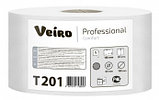 Бумага туалетная 1-слойная Veiro Comfort T201 (отбеленная макулатура) в средних рулонах, 200м,РФ, фото 2