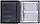 Визитница из натуральной кожи «Кинг» 4327 115*125 мм, 2 кармана, 18 листов, рифленая черная, фото 2