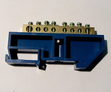 Шина "N" нулевая DIN-изолятор Navigator 8 к. NBB M69-8D/B
